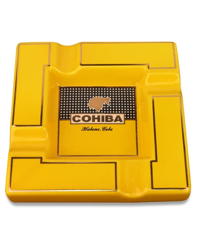 Пепельница для сигары Cohiba Big квадратная (Желтая)