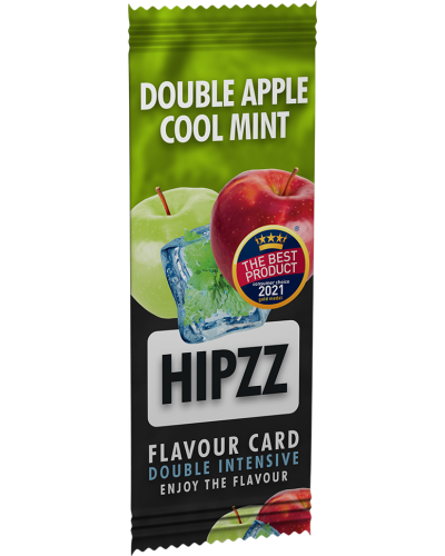 Ароматизированная карта HIPZZ Double Apple Cool Mint (двойное яблоко мята) 1шт