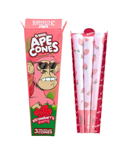 Бланты G-ROLLZ Ape Cones "Strawberry Swing" клубника (3шт)