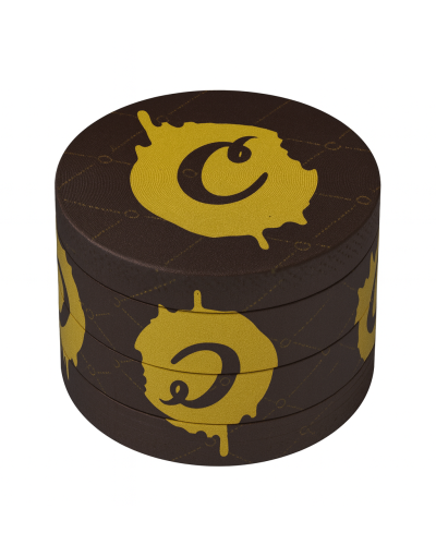 Гріндер металевий "Cookies" (чорний з жовтим)