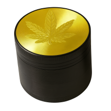 Гріндер металевий "Cannabis" (чорний)