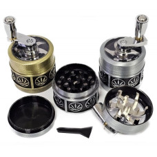 Гріндер металевий з ручкою 