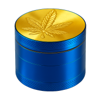 Гріндер металевий "Cannabis" (синій)