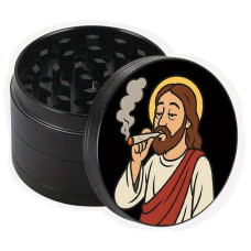 Гріндер металевий "Jesus" (чорний)