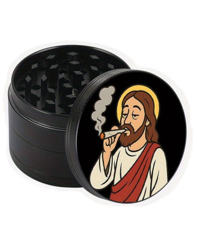 Гриндер металлический "Jesus" (черный)