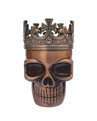 Гриндер металлический "Череп в короне"