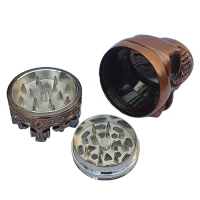 Гріндер металевий  "Череп у короні" 