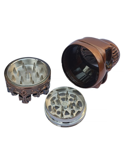 Гриндер металлический "Череп в короне"