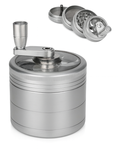 Гріндер металевий з ручкою