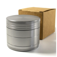 Гріндер металевий "Silver" 4 частини (сріблястий)