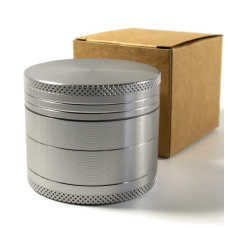 Гріндер металевий "Silver" 4 частини (сріблястий)