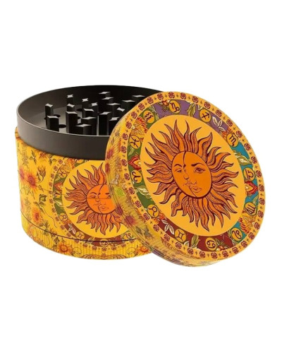 Гриндер металлический "Дерево жизни" Солнце