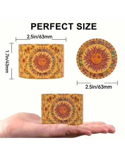 Гриндер металлический "Дерево жизни" Солнце