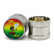 Гриндер металлический Mini "Rasta Reggae" с разными принтами