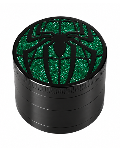 Гріндер металевий "Shiny Spider" зелений