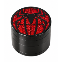 Гріндер металевий "Shiny Spider" червоний