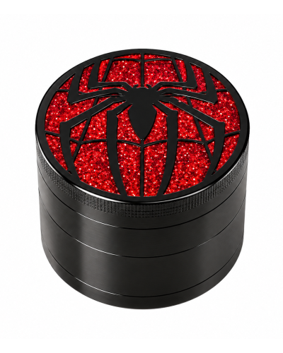 Гріндер металевий "Shiny Spider" червоний