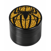 Гріндер металевий "Shiny Spider" жовтий