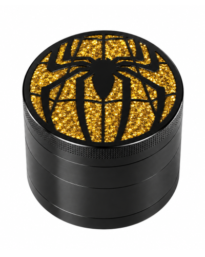 Гріндер металевий "Shiny Spider" жовтий