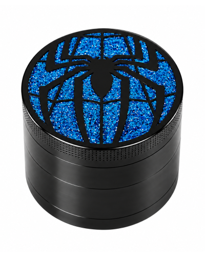 Гріндер металевий "Shiny Spider" синій