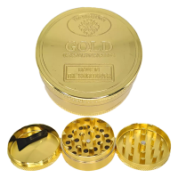 Гріндер металевий "Gold" золотистий
