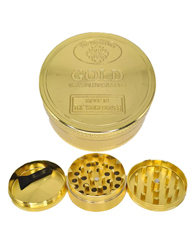 Гріндер металевий "Gold" золотистий