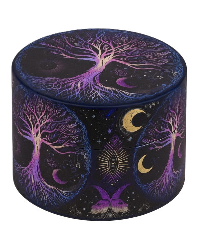 Гріндер металевий "дерево життя" (фіолетовий)