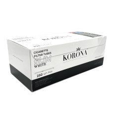 Гільзи для сигарет Korona Slim White (250шт)