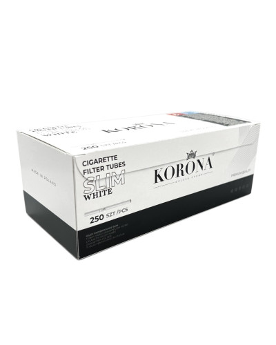 Гильзы для сигарет Korona Slim White (250шт)