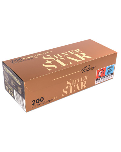 Гильзы для сигарет Silver Star Carbon&Copper x-long KS (200шт)