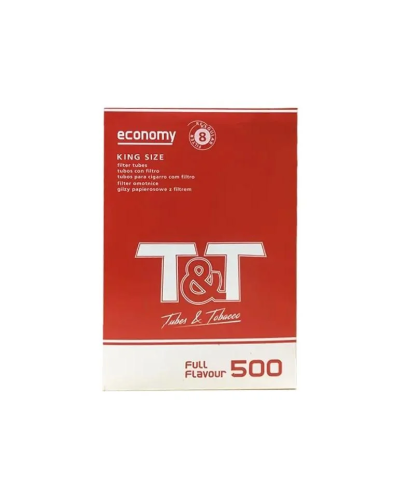 Гильзы для сигарет T&T King Size 500шт