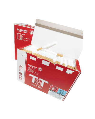 Гильзы для сигарет T&T King Size 500шт