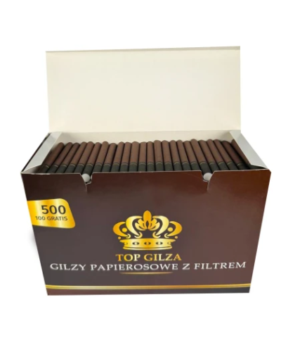 Гильзы для сигарет Top Gilza (коричневые) 500шт