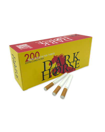 Гильзы для сигарет Dark Horse Extra Long Filter 200шт Гильзы для сигарет Dark Horse Extra Long Filter 200шт