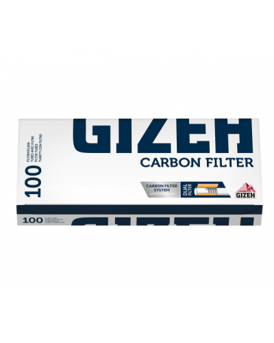 Гильзы для сигарет Gizeh Carbon Filter 100шт (8 мм)