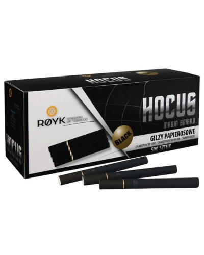 Гільзи для сигарет Hocus Black (8мм) 500шт (чорні)