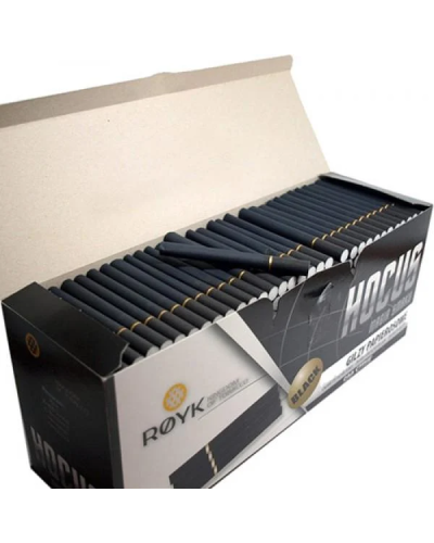 Гільзи для сигарет Hocus Black (8мм) 500шт (чорні) Гільзи для сигарет Hocus Black (8мм) 500шт (чорні)