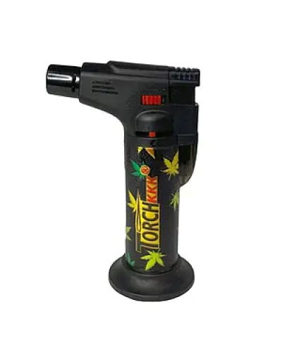 Запальничка-пальник з підставкою "Конопля" чорна