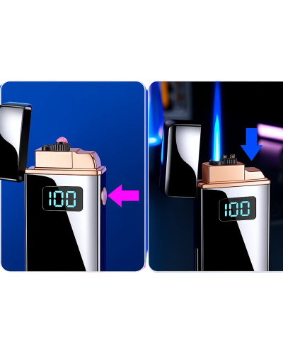 Запальничка 2-режимна імпульсна/газ USB (коробка)