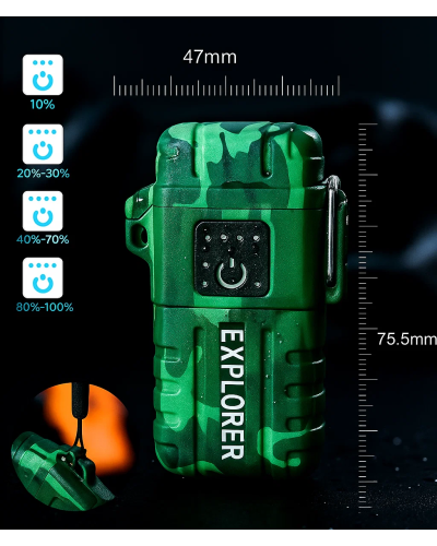 Запальничка імпульсна USB Камуфляж Запальничка імпульсна USB Камуфляж