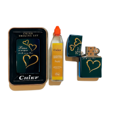 Запальничка бензинова Chief "Blue" (набір)