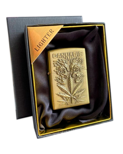 Подарункова бензинова запальничка "Каннабіс"