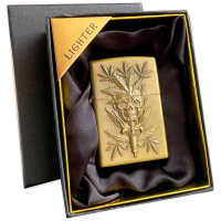 Подарункова бензинова запальничка "Каннабіс"