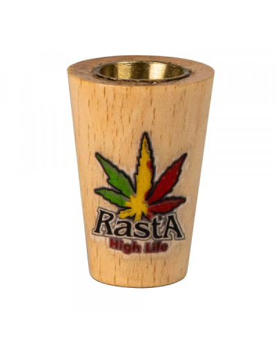 Ковпак дерев'яний із латунною вставкою Rasta