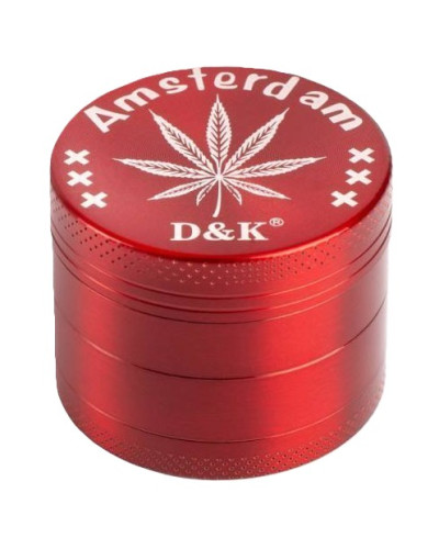 Гріндер металевий "Амстердам" червона