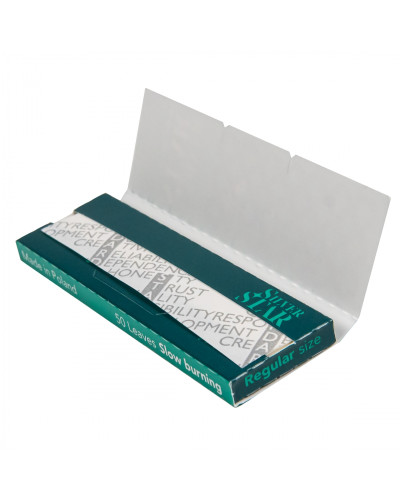 Бумага для самокруток Silver Star Green 50 шт