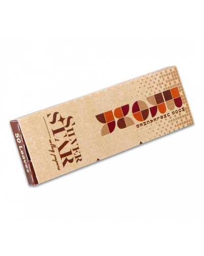 Бумага для самокруток Silver Star Wood Unbleached 50 шт