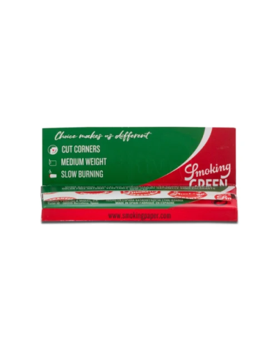 Бумага для самокруток Smoking Green CC Regular (60шт) Бумага для самокруток Smoking Green CC Regular (60шт)