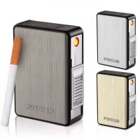 Портсигар -автомат із запальничкою "Focus"