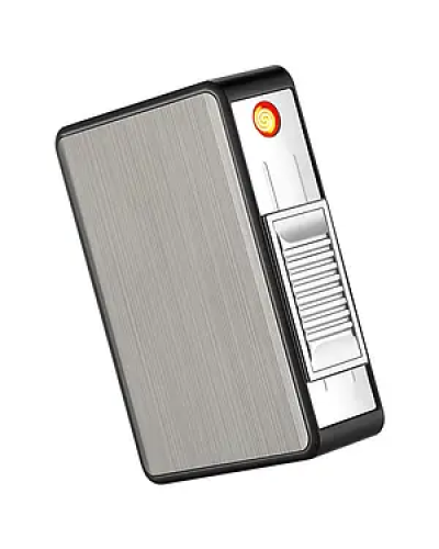 Портсигар -автомат із запальничкою "Focus"